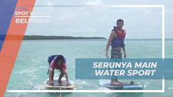 Menghadapi Tantangan Seru di Papan Selancar, Pulau Leebong, Belitung