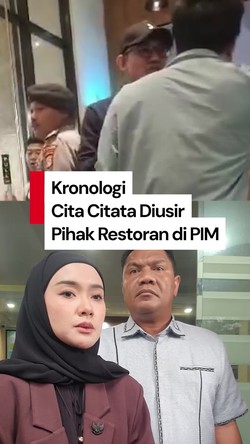 Video Kronologi Cita Citata Diusir Pihak Resto Gegara Disebut Bikin Gaduh