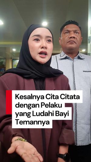 Video Cita Citata Berang dengan Pelaku yang Ludahi Bayi Temannya