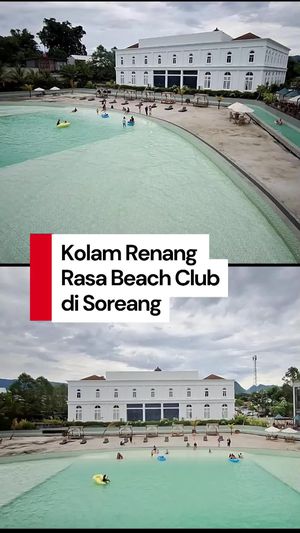 Video: Serasa di Bali! Ini Kolam Renang Rasa Beach Club di Soreang