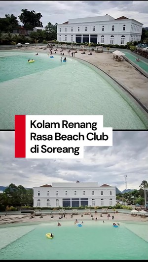 Video: Serasa di Bali! Ini Kolam Renang Rasa Beach Club di Soreang