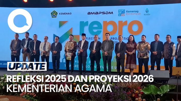 Video Menag Hadiri Refleksi 2025 dan Proyeksi 2026 Kementerian Agama