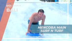 Bermain Surf di Pantai yang Menyegarkan, Bali