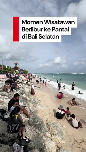 Video: Suasana Pantai Pandawa Bali di Momen Libur Nataru
