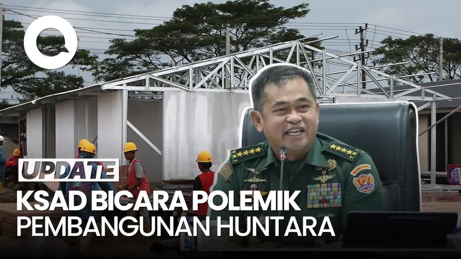 Video KSAD Jelaskan Alasan Bikin Huntara untuk Korban Bencana Sumatera