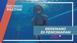 Serunya Berenang di Kolam Renang Hotel dengan Floties, Pacitan