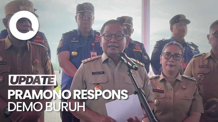 Video: Buruh Demo Tolak UMP Jakarta 2026, Pramono Bilang Gini