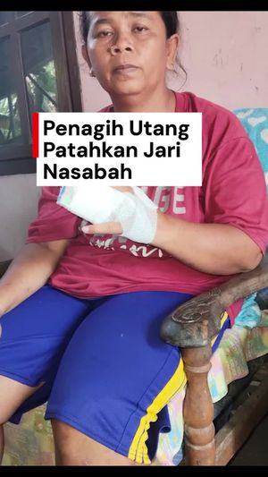 Video: Tampang Penagih Utang yang Patahkan Jari Istri Nasabah di Gresik