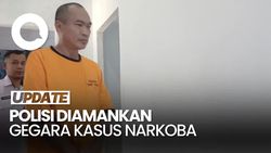Video: Tampang Aipda AK Bandar Narkoba Majene yang Diamankan BNN Sulbar