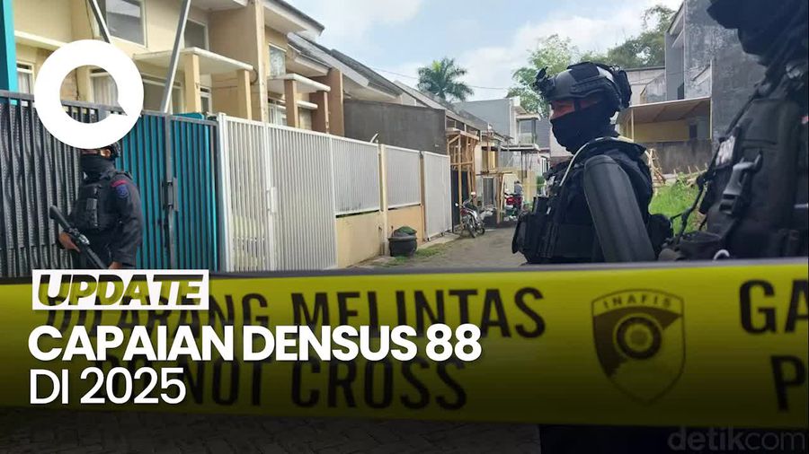 Video Densus 88 Tangkap 51 Teroris Sepanjang 2025
