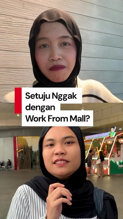 Video: Respons Pekerja soal Ide Work From Mall oleh Pemerintah 
