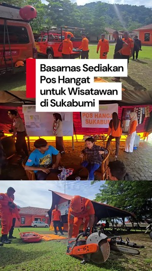 Video: Melihat Pos Hangat Basarnas untuk Wisatawan di Sukabumi