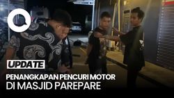 Video: Pencuri Motor yang Nyamar Jadi Remaja Masjid di Parepare Ditangkap