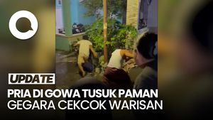 Video Pria di Gowa Ditangkap Usai Tusuk Paman Pakai Tombak gegara Warisan