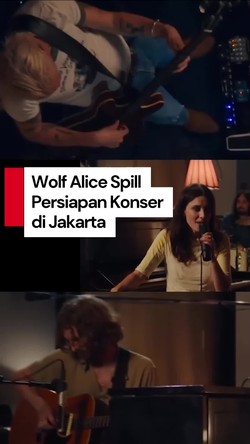 Video: Happy-nya Wolf Alice Bakal Gelar Konser di Jakarta