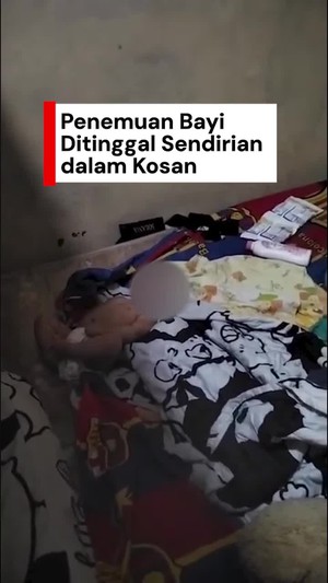 Video: Heboh Bayi Ditinggal Sendirian dalam Kosan di Makassar