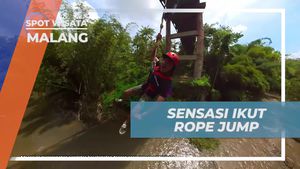 Menghadapi Sensasi Menantang Rope Jump di Jembatan Tegaron, Malang  