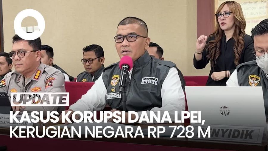 Video Polisi Tetapkan 6 Tersangka Kasus Korupsi LPEI, Negara Rugi Rp 728 M