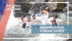 Bersantai dan Menikmati Kebersamaan di Coban Sewu, Malang  