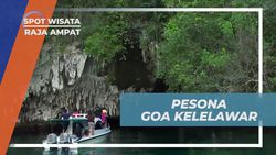 Mengintip Keindahan Goa Kelelawar di Raja Ampat  