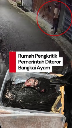 Video Rekaman CCTV saat Rumah Konten Kreator DJ Donny Diteror Bangkai Ayam