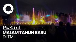 Video Malam Tahun Baru di TMII: Doa Bersama-Aksi Nyalakan 1.000 Lilin