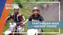Tantang Diri Anda Naik Motor Cross di Trek Licin Bukit Hambalang, Bogor