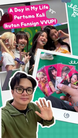 Video K-Talk: POV Ikutan Fansign VVUP di Jakarta