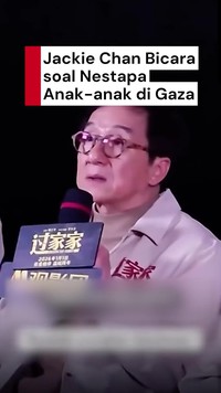 Video: Kesedihan Jackie Chan atas Nestapa Anak-anak di Gaza