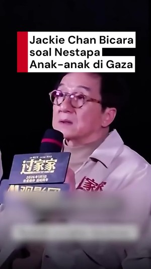 Video: Kesedihan Jackie Chan atas Nestapa Anak-anak di Gaza