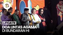 Video Momen Warga Jakarta Gelar Doa Bersama untuk Korban Bencana Sumatera