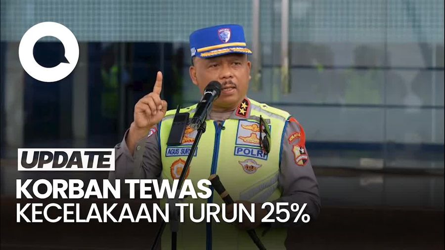 Video Kakorlantas: Korban Tewas Kecelakaan Turun 25% saat Operasi Lilin 2025