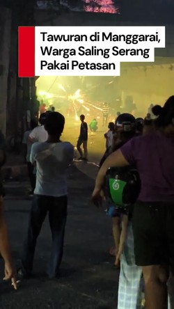 Video Aksi Tawuran di Manggarai Pecah di Awal Tahun 2026