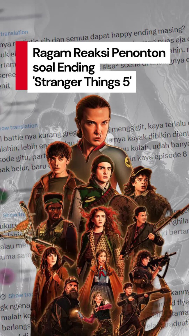 Video: Ending Stranger Things 5 Tuai Beragam Reaksi Penonton