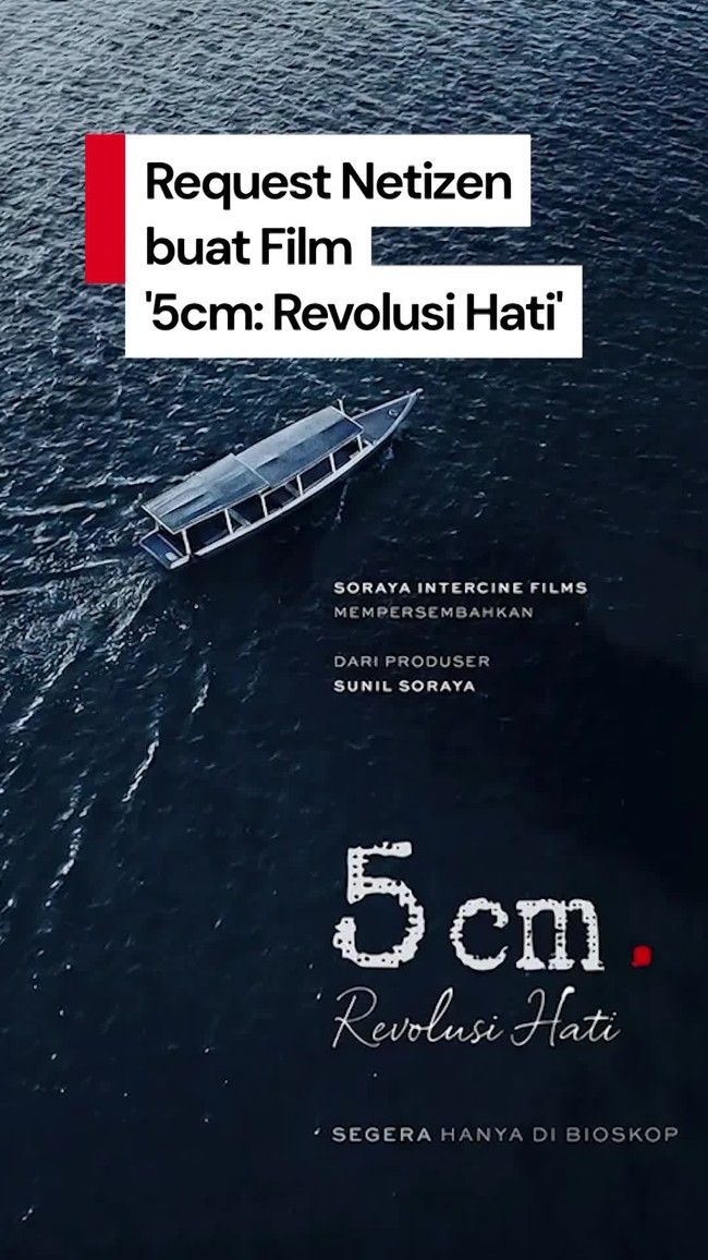 Video Reaksi Netizen soal Pengumuman Film 5cm: Revolusi Hati