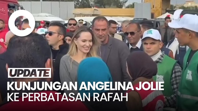 Video: Kesaksian Angelina Jolie Kala Kunjungi Perbatasan Rafah