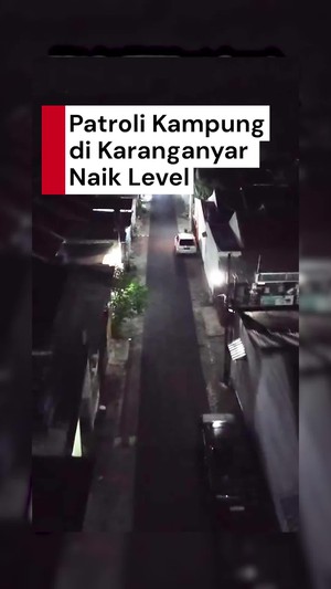 Video: Kentongan Libur, Drone Meluncur! Ini Cara RT di Karanganyar Patroli Kampung