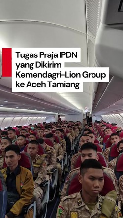 Video: Kemendagri-Lion Group Kirim 1.138 Praja IPDN ke Aceh Tamiang 