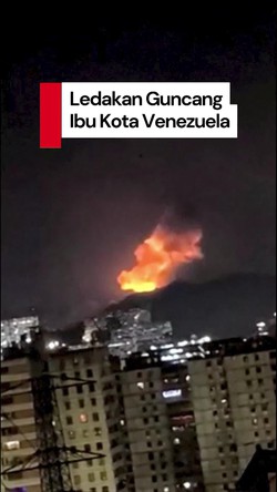 Video: AS Gempur Ibu Kota Venezuela, Warga Dengar 7 Ledakan Besar