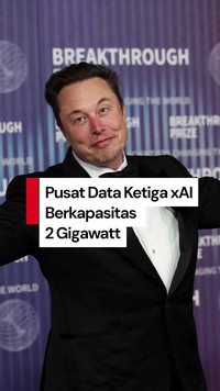 Video: xAI Elon Musk Punya Pusat Data Baru, Kapasitasnya Hampir 2 Gigawatt