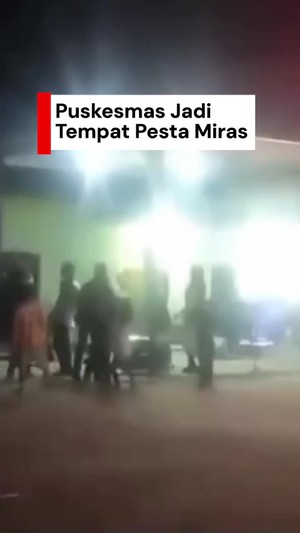 Video: Heboh Puskesmas di Sultra Jadi Arena Dugem-Pesta Miras Malam Tahun Baru