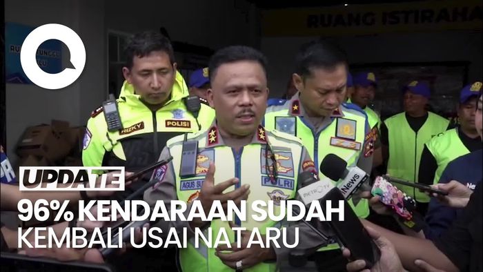 Video Kakolarlantas Sebut 96% Kendaraan Sudah Kembali Usai Libur Nataru