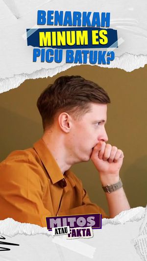 Video Mitos atau Fakta: Amankah Minum Es saat Batuk?