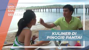 Bersantai sambil Menikmati Kuliner di Pinggir Pantai Selayar, Sulawesi Selatan