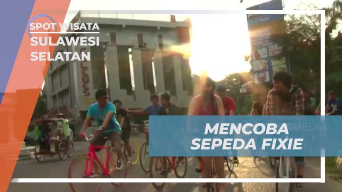 Mencoba Rasa Menyenangkan Bersepeda Fixie di Sulawesi Selatan