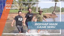 Bersenang-senang dengan Permainan Seru di Pantai Wonogoro di Malang