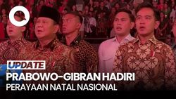 Video Prabowo Hadiri Perayaan Natal Nasional, Disambut Maruarar Sirait