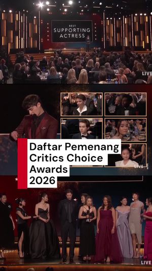 Video: Daftar Lengkap Pemenang Critics Choice Awards 2026