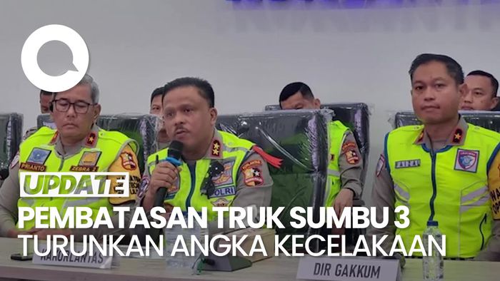 Video Kakorlantas: Pembatasan Truk Sumbu 3 Bantu Turunkan Kecelakaan saat Nataru