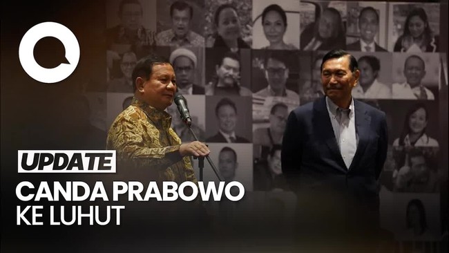 Video Prabowo Ungkit Kalah Pilpres: Waktu Itu Pak Luhut Nggak Dukung Saya Sih